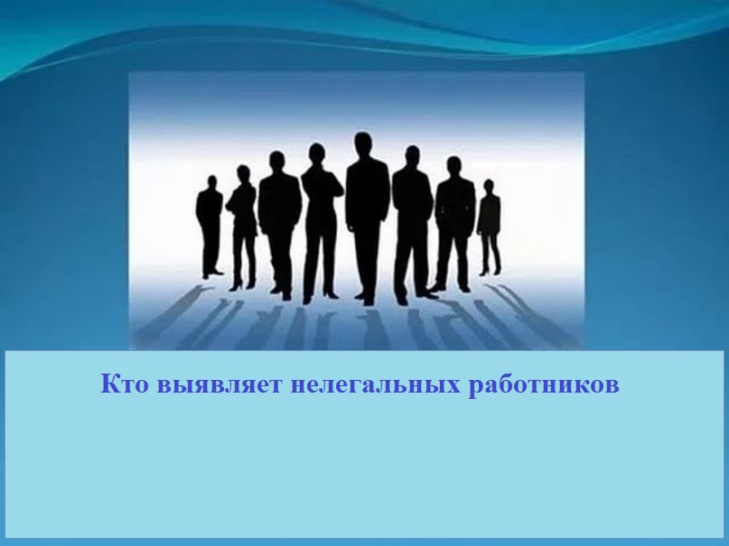 Кто выявляет нелегальных работников.