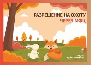 Вниманию охотников! Разрешение на добычу зайца-русака и лисицы можно получить в МФЦ.